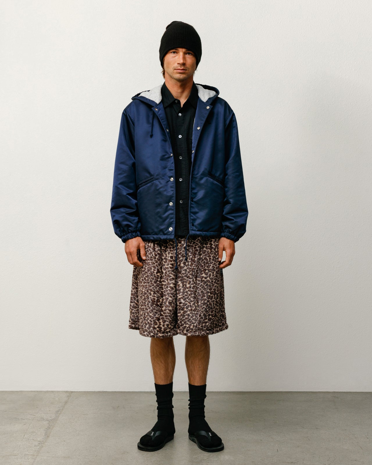 Stussy Hooded Coaches Jacket giacca navy taglia M