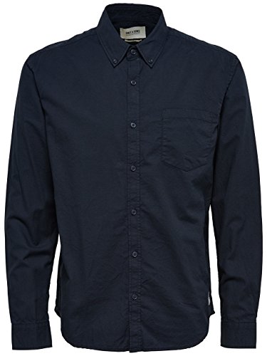 Only & Sons Eone camicia uomo M 100% cotone blu navy