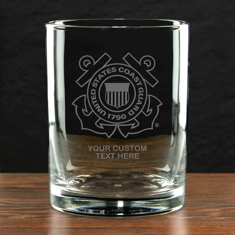 7.62 Design Drinkware US Coast Guard bicchiere whisky 14oz personalizzato