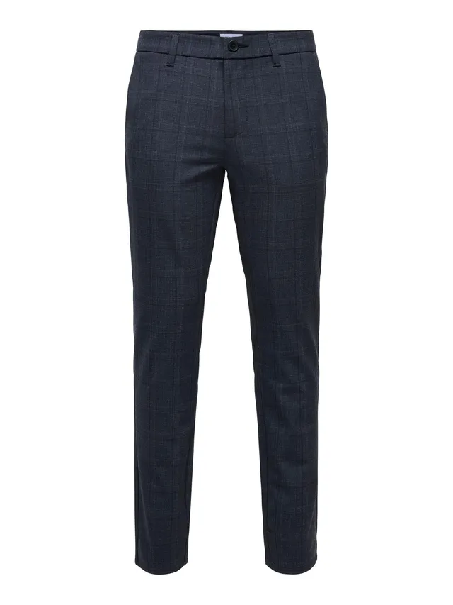 Only & Sons Onsbrad 28W/30L chino a quadri slim