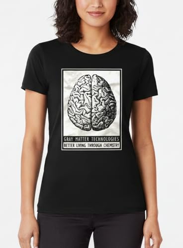 MAKAYA Gray Matter T-Shirt donna L Heisenberg cotone
