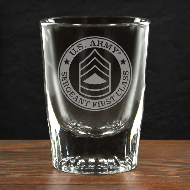 7.62 Design US Army Logo bicchierino shot vetro 44 ml
