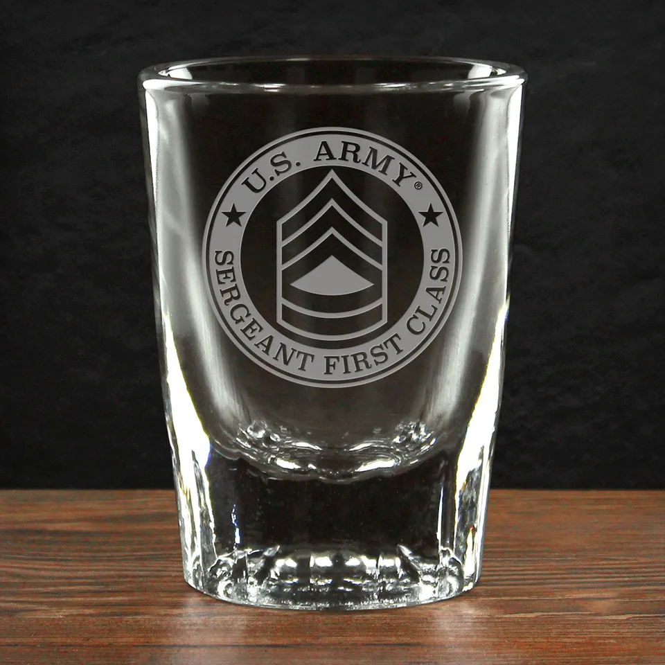 7.62 Design US Army Logo bicchierino shot vetro 44 ml