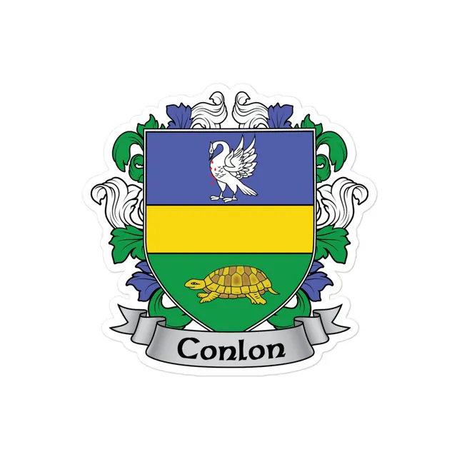 7.62 Design Conlon Irish Coat of Arms Adesivo Vinile 7,6x7,6cm