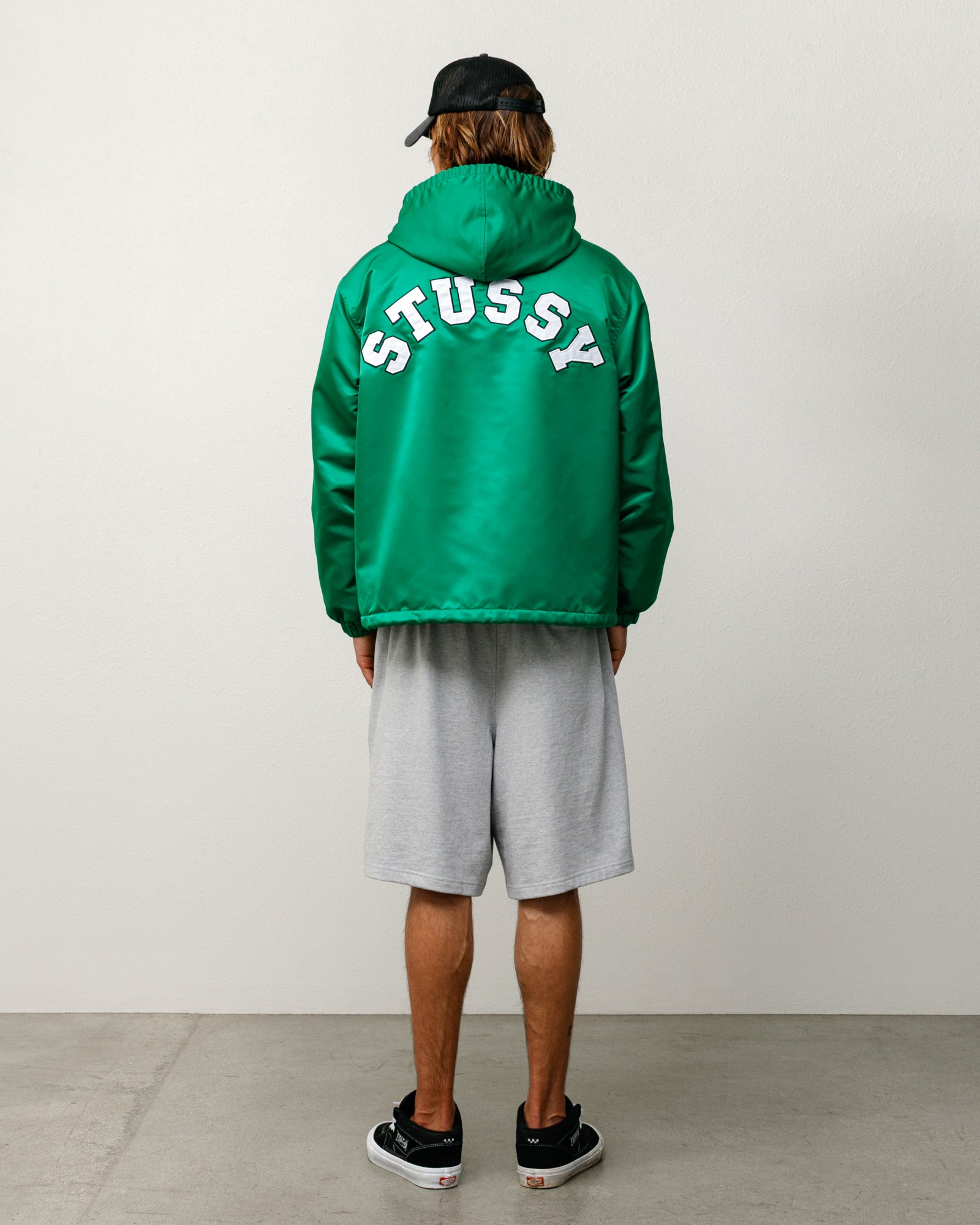 Stussy Shorts Jersey Short pantaloncini grigio 100% cotone