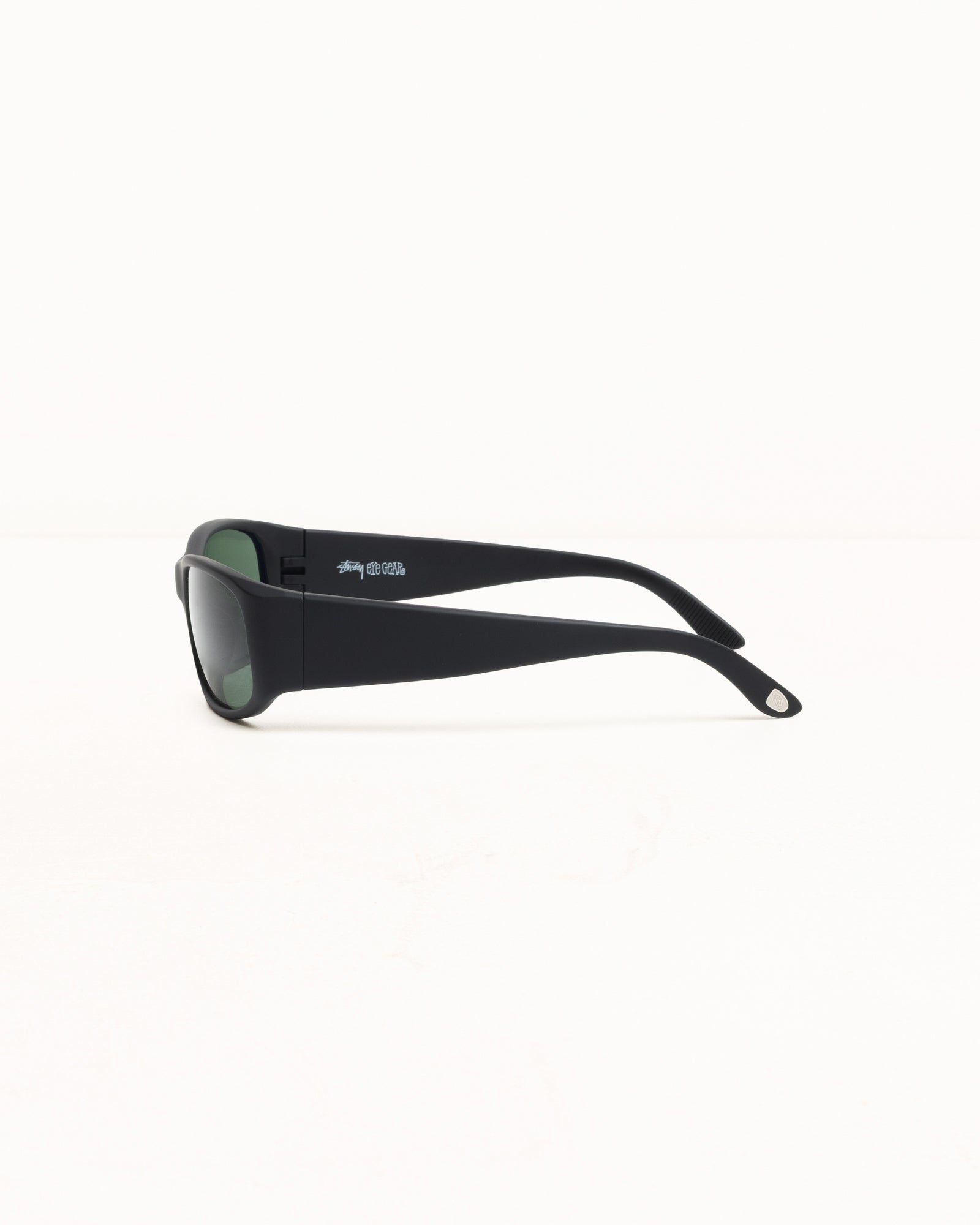 Stussy Accessories Mikey Sunglasses occhiali Rubber Black lente verde