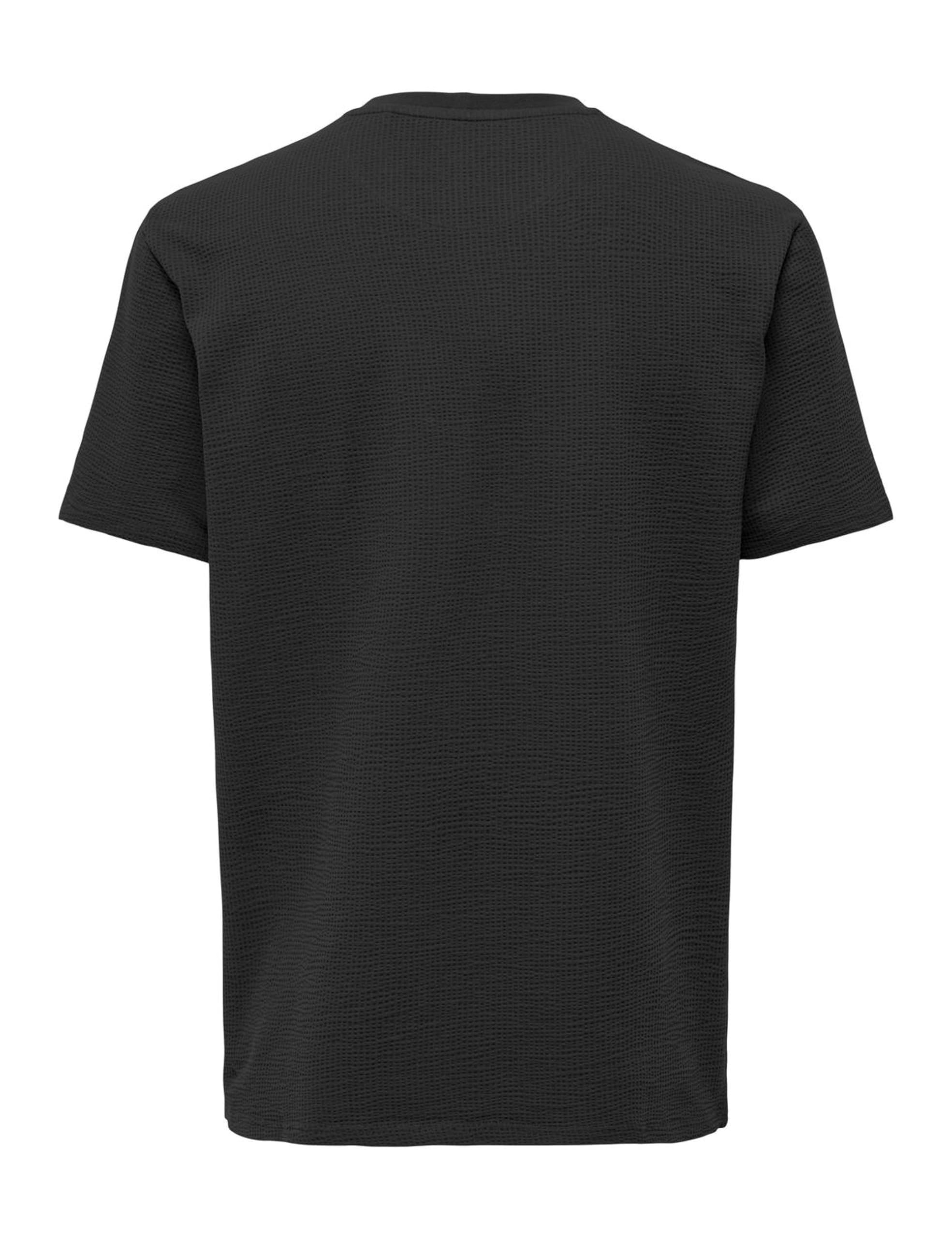 Only & Sons Onskian Life Reg Seersucker SS Tee T-shirt uomo seersucker