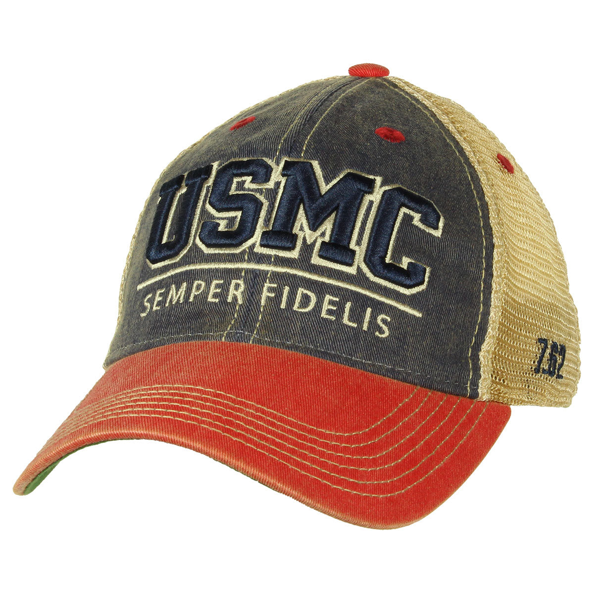 7.62 Design Semper Fidelis cappellino trucker youth blu