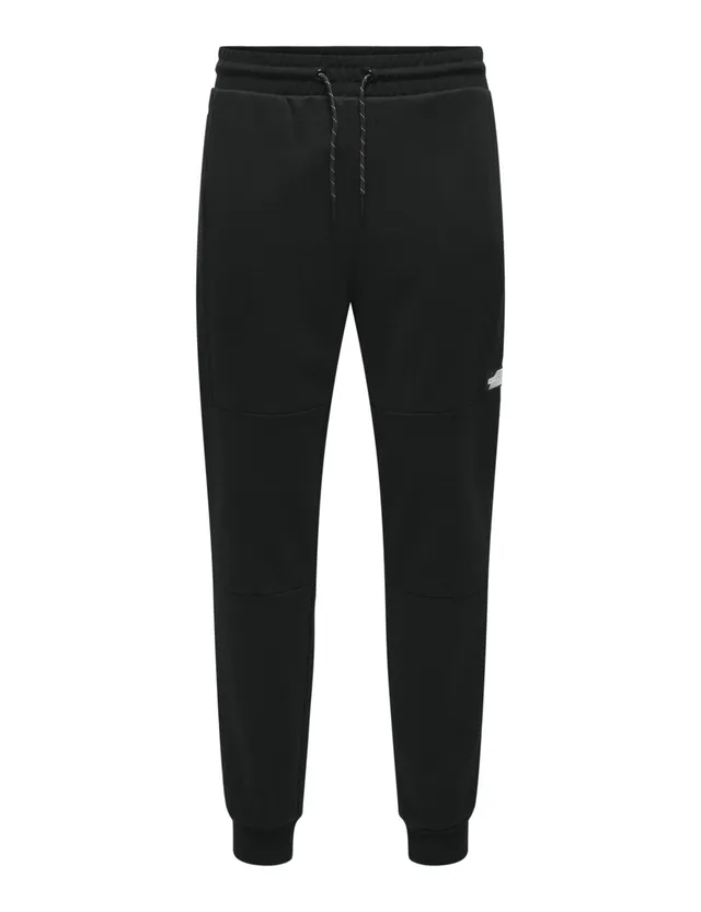 ONLY & SONS Onsliam Reg Pantaloni Tuta Neri