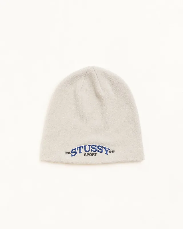 Stussy Classic Sport Skullcap beanie grigio 100% acrilico