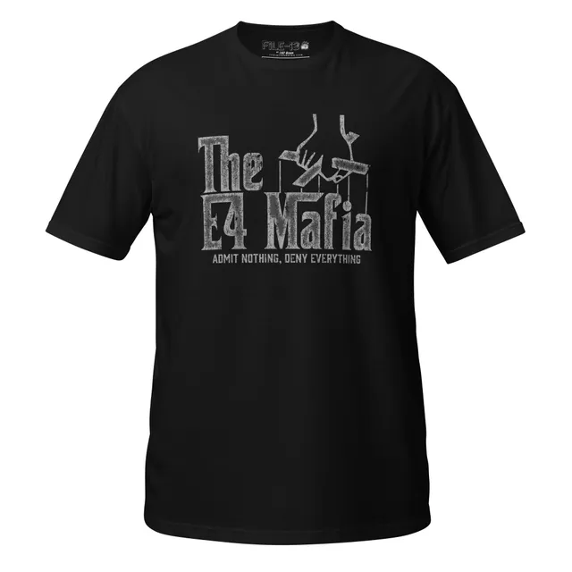 7.62 Design E-4 Mafia maglietta uomo nera cotone