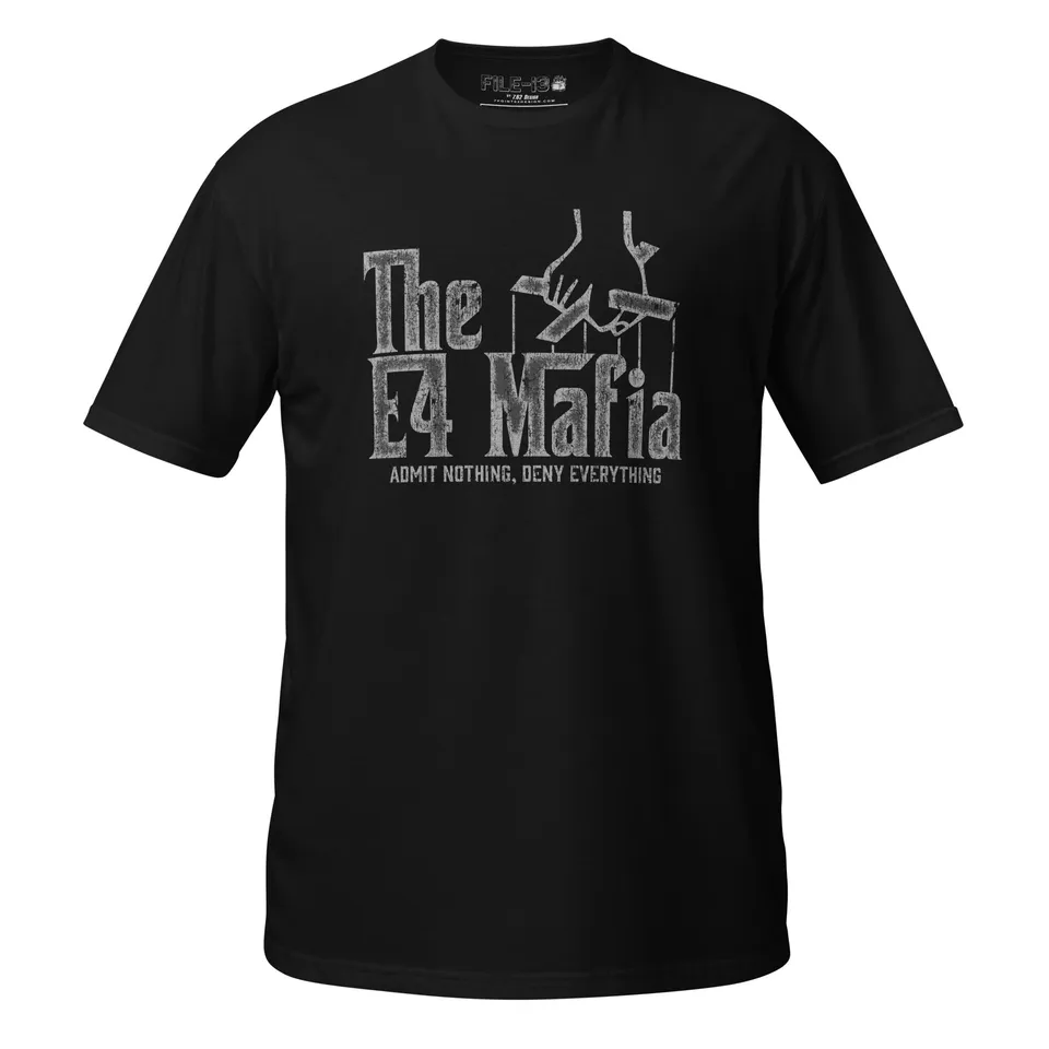 7.62 Design E-4 Mafia maglietta uomo nera cotone