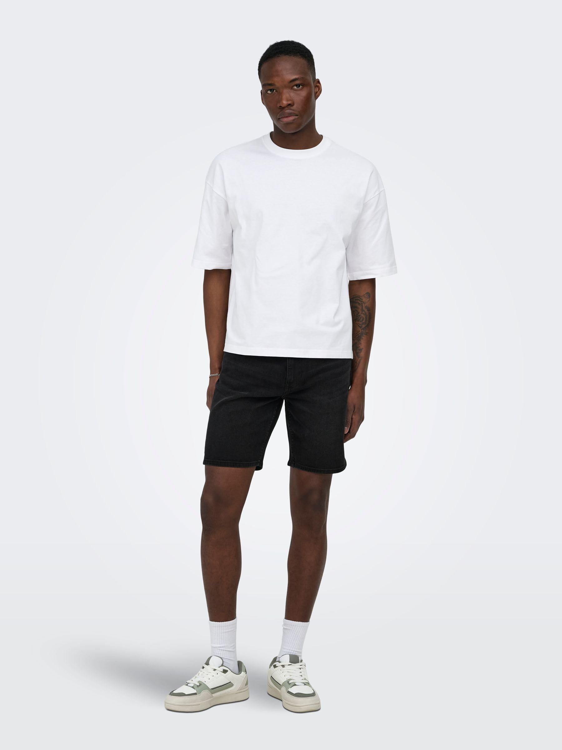 Only & Sons ONSWEFT Shorts Uomo Denim Regular Fit