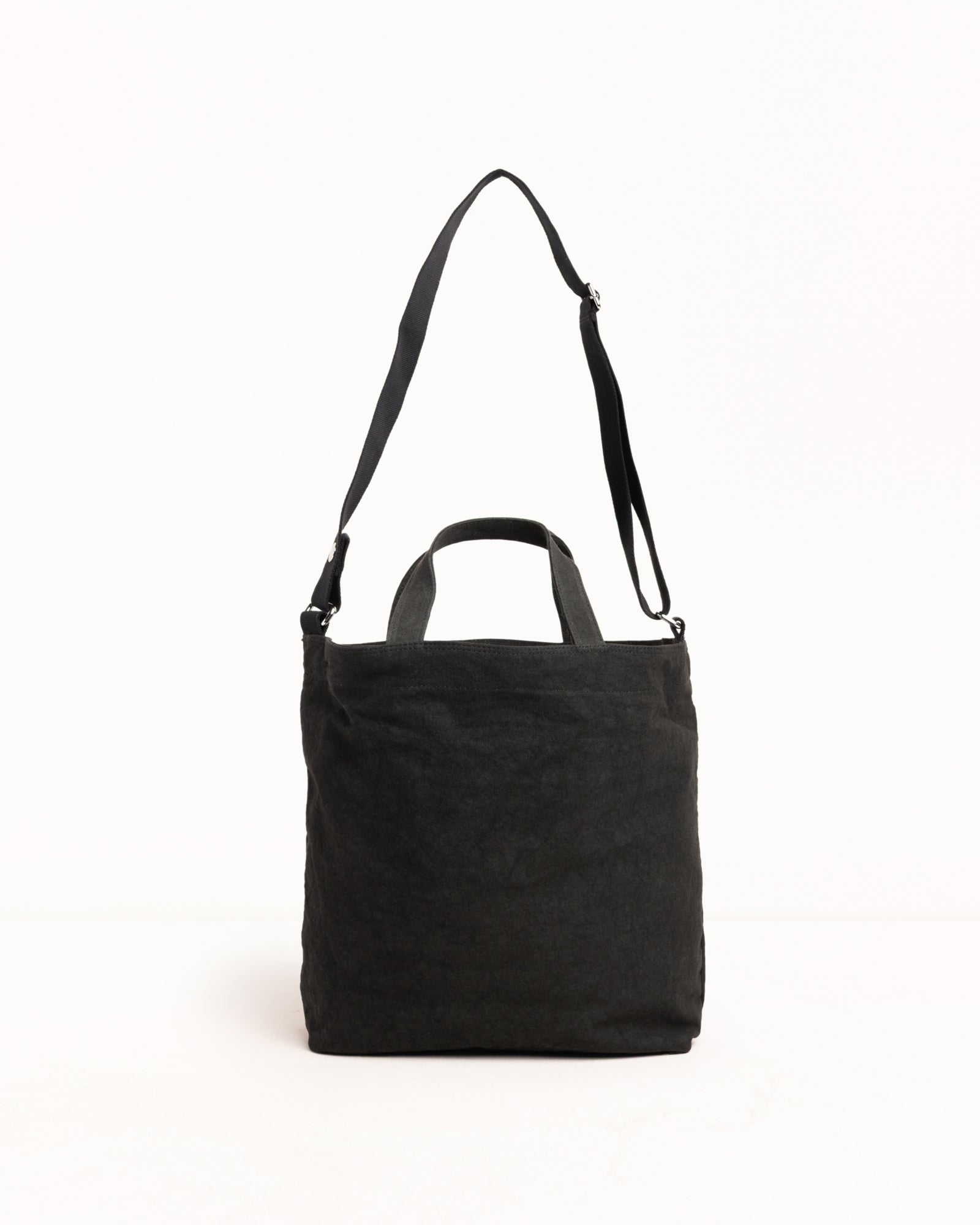 Stussy Canvas Crossbody Bag borsa tela nero 16 pollici