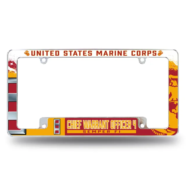 7.62 Design Marine Corps W-4 Portatarga Auto Cromato Zinco