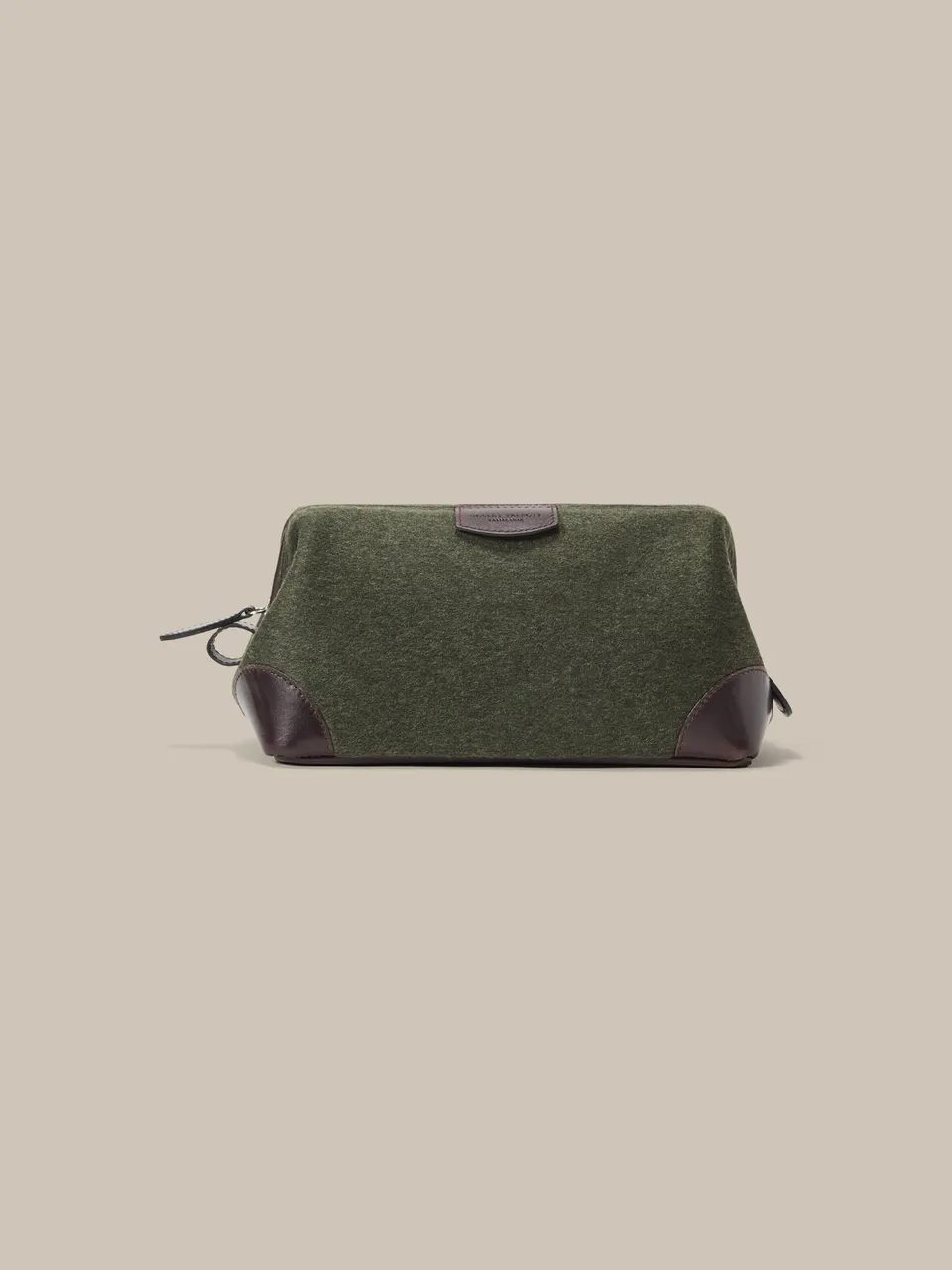 Robert Talbott Simpson Loden Beauty Case Verde Lana