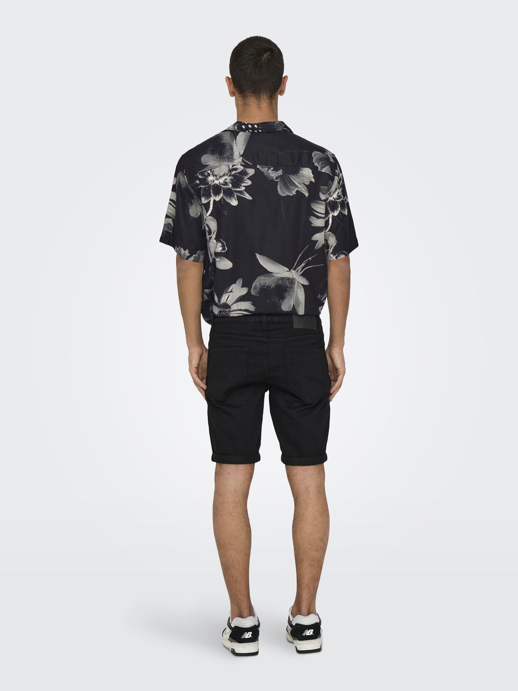 Only & Sons Onsply Shorts Jeans Uomo XL Blu