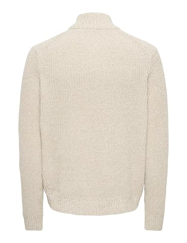 ONLY & SONS Onjoin pullover uomo argento manica lunga