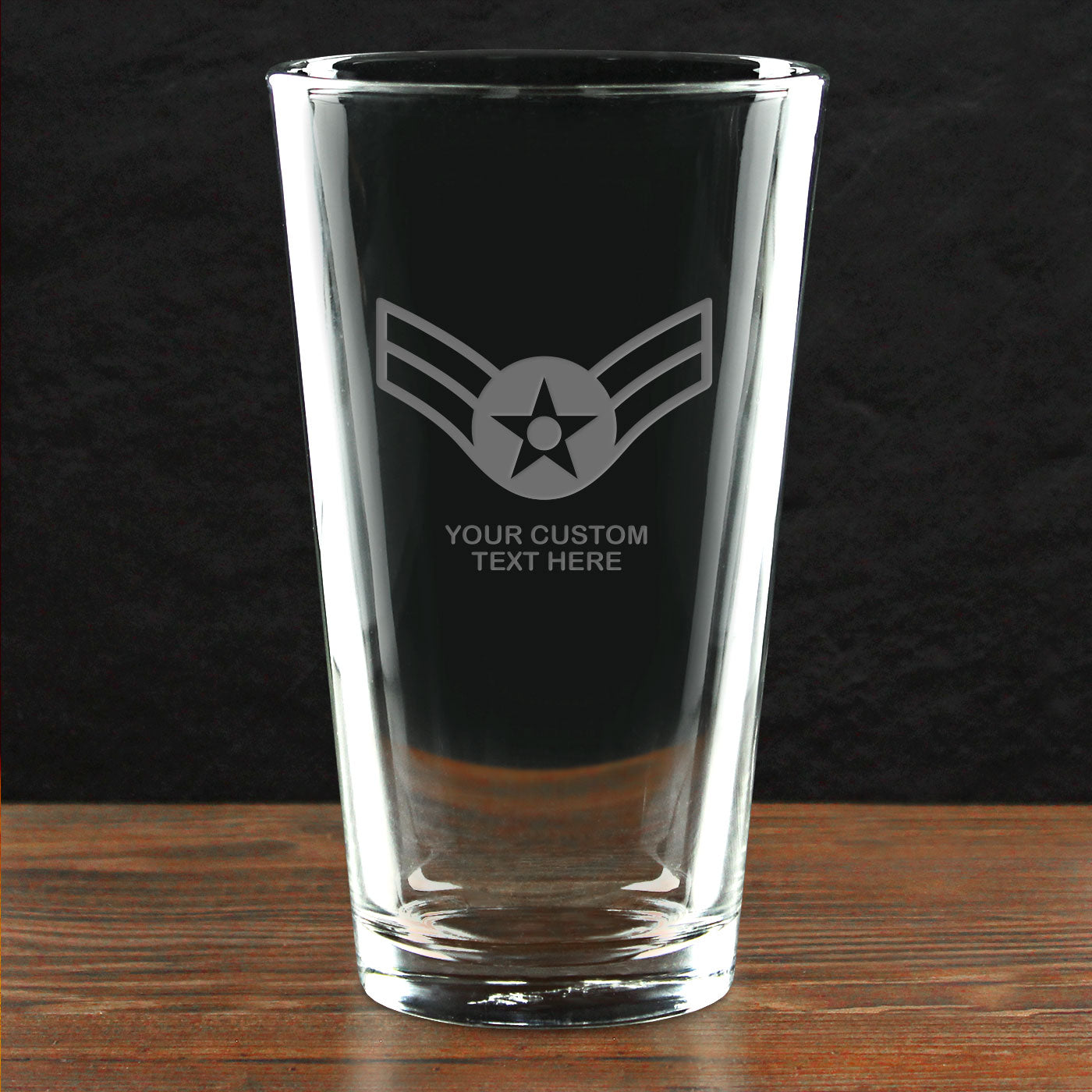 7.62 Design Drinkware US Air Force bicchiere pinta 473 ml personalizzato