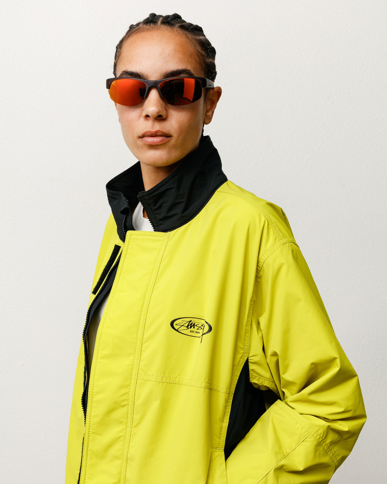 Stussy Hiro Sunglasses occhiali sole marrone frost