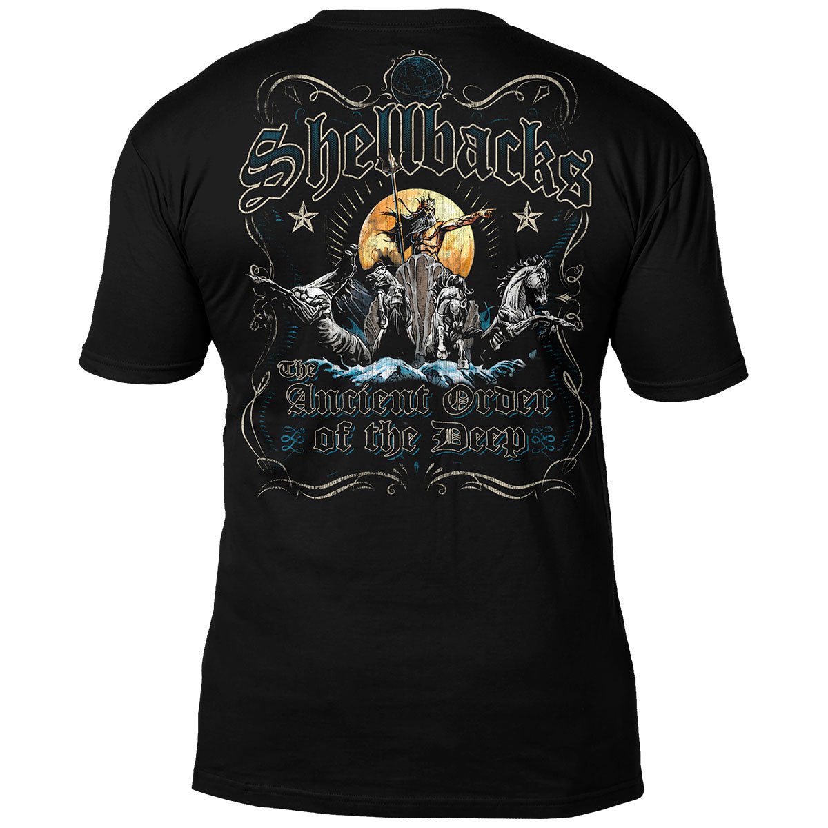 7.62 Design Shellbacks Ancient Order maglietta nera cotone