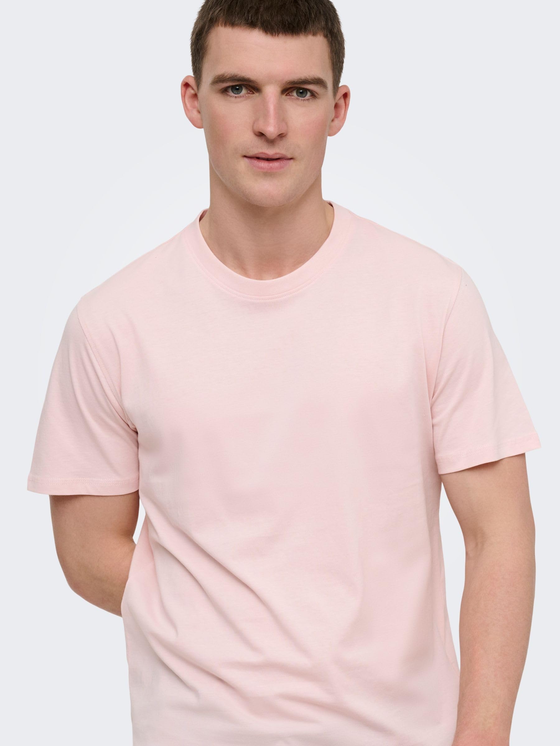 ONLY & SONS Onsmax t-shirt maglietta uomo blu notte cotone