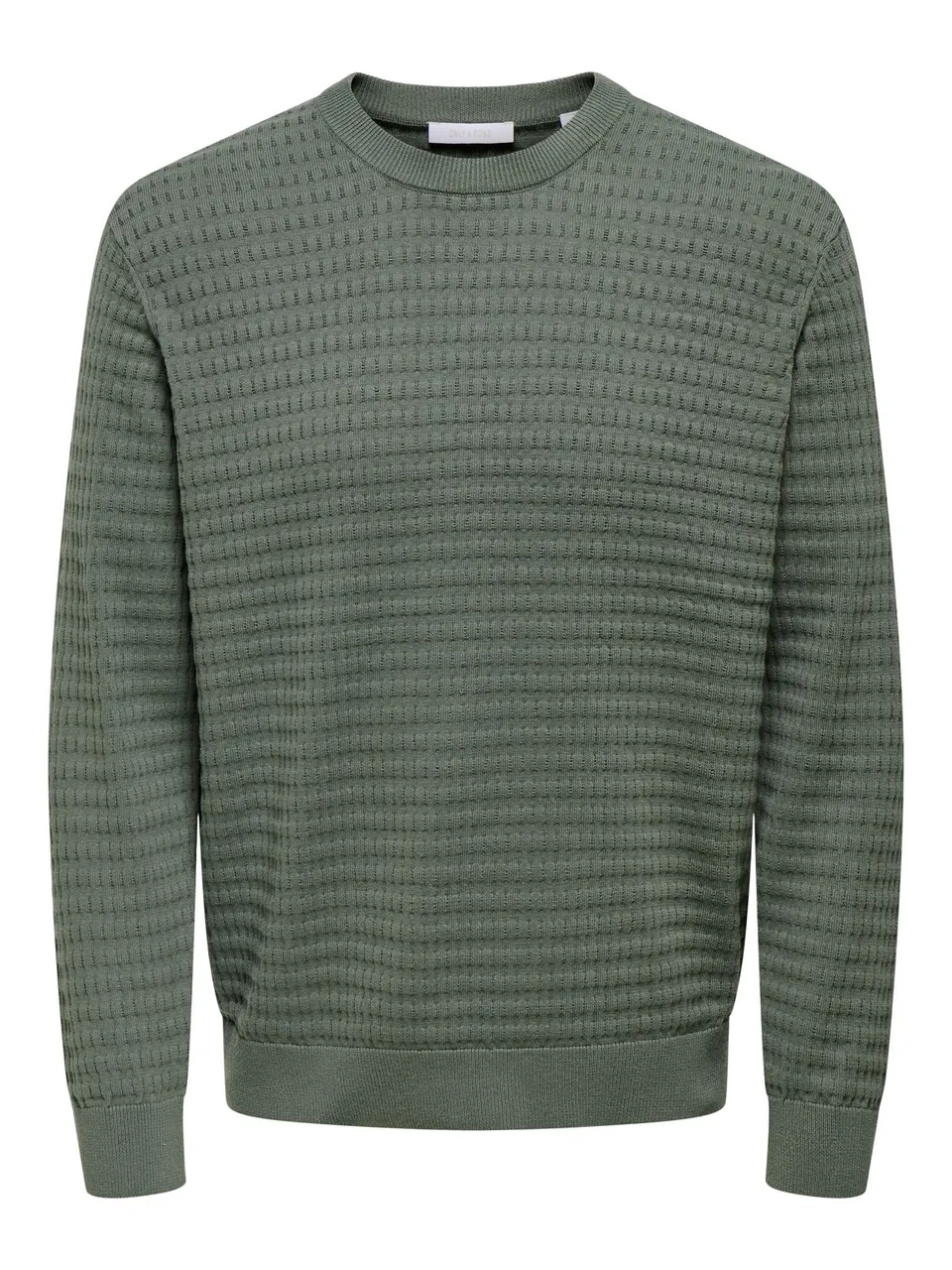 ONLY & SONS Onsberry Reg 12 Maglione Uomo Grigio M