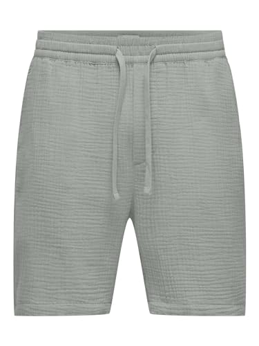 Only & Sons Pantaloncini Sweat Cotone Coulisse Uomo Elastico