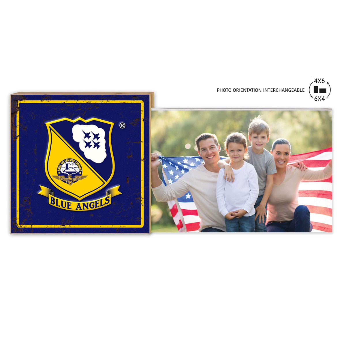 7.62 Design Home Blue Angels cornice foto 4x6 ruggine