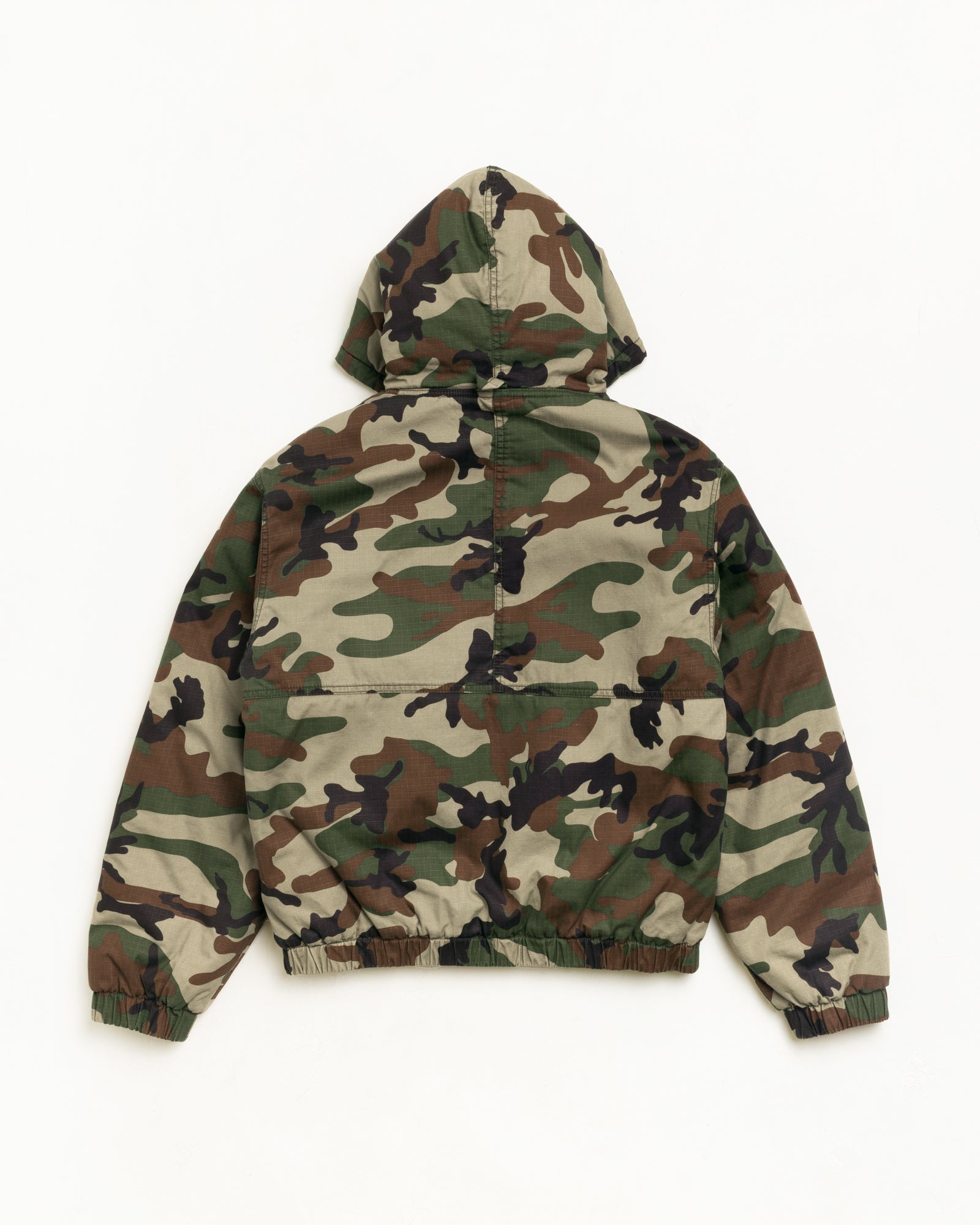 Stussy Ripstop Work Jacket giacca woodland camo cotone