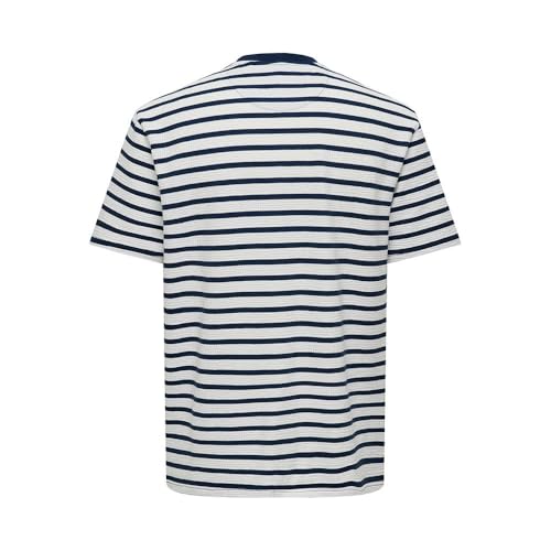 Only & Sons Kian Reg Seersucker T-shirt uomo XS righe