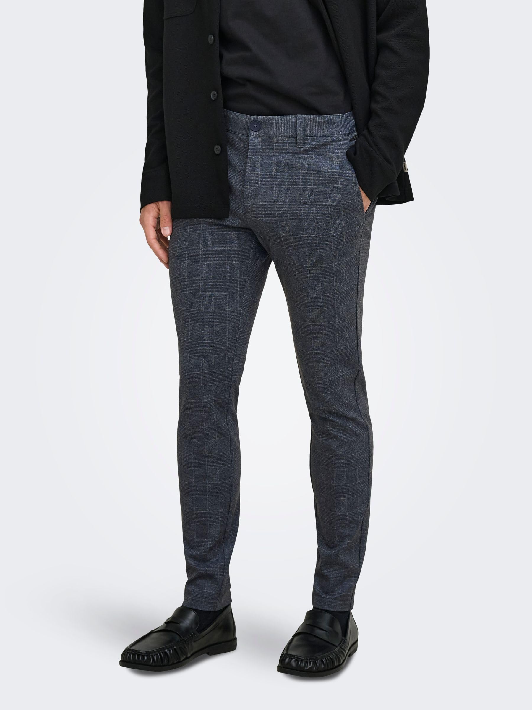 Only & Sons Onsmark 9887 Pantaloni Uomo Slim Blu 36W/34L