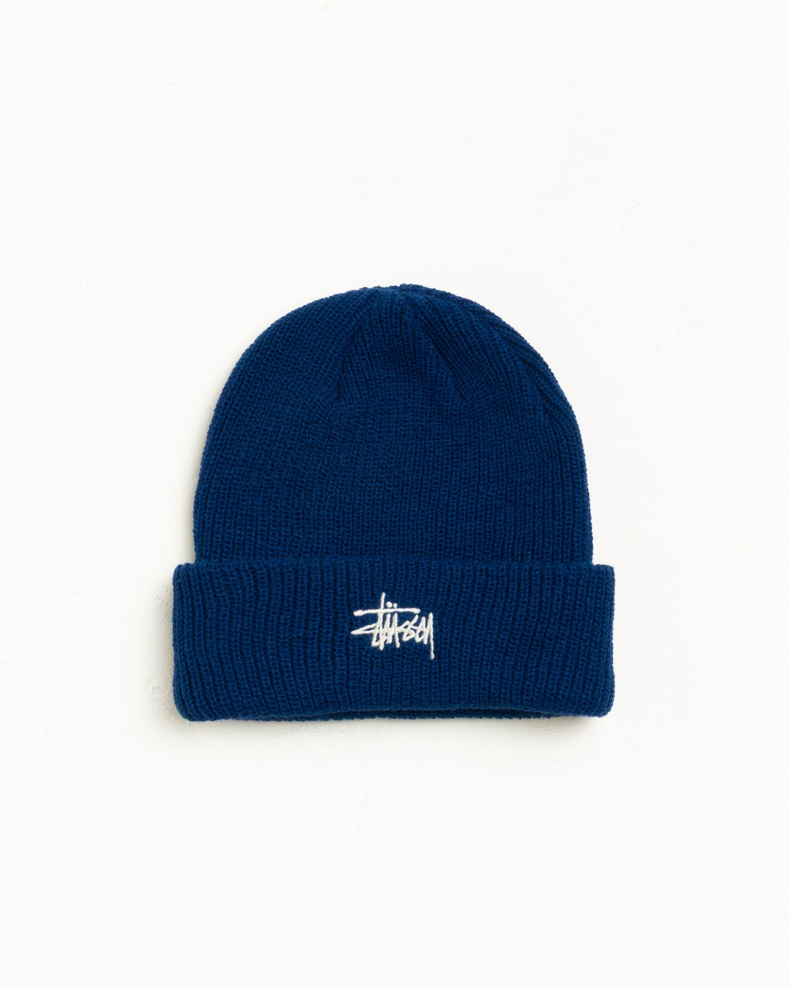 Stussy Basic Cuff Beanie berretto Blueberry acrilico taglia unica