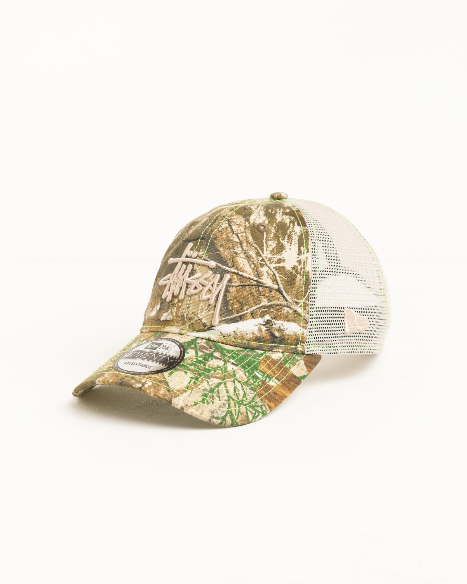 Stussy 9Twenty Basic Trucker cappello Real Tree Edge