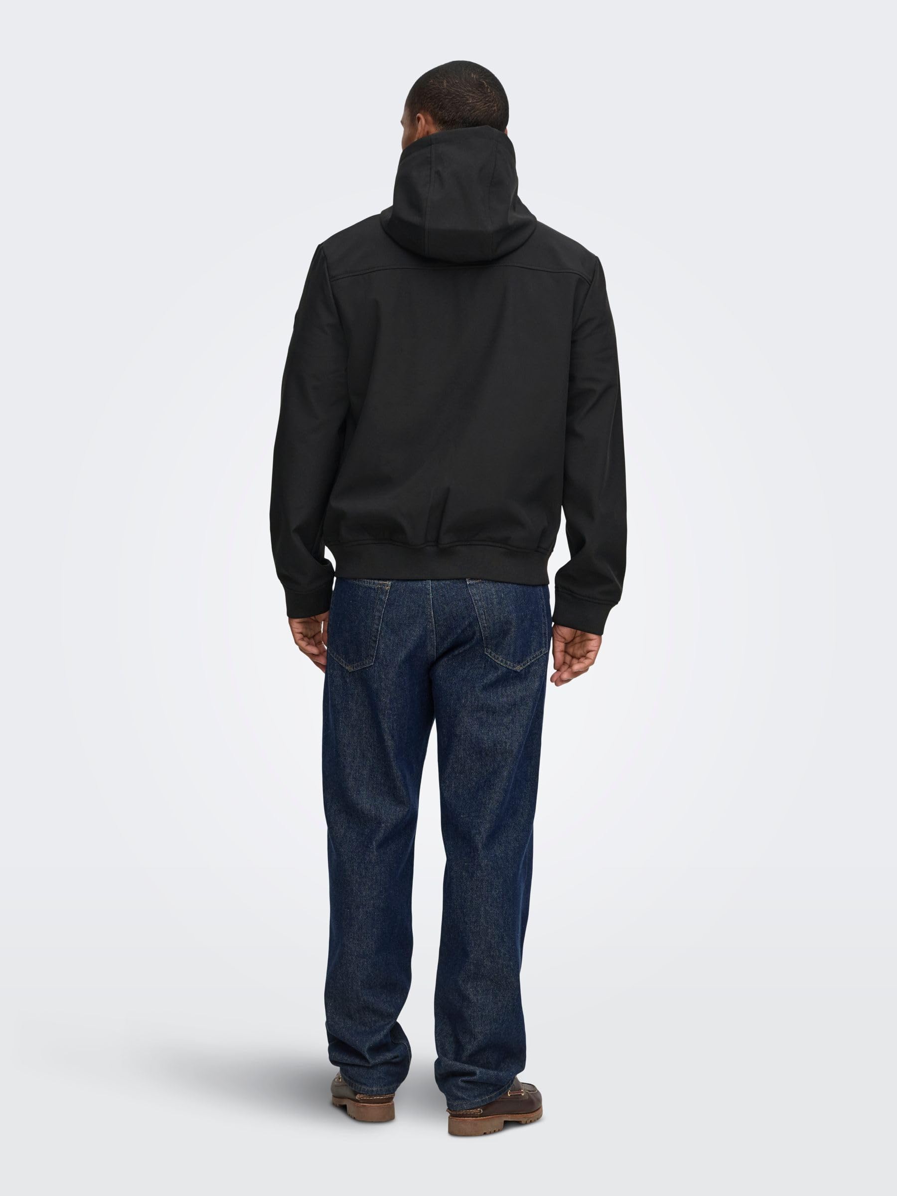ONLY & SONS BOWIE Bomber Giacca uomo M nero leggero