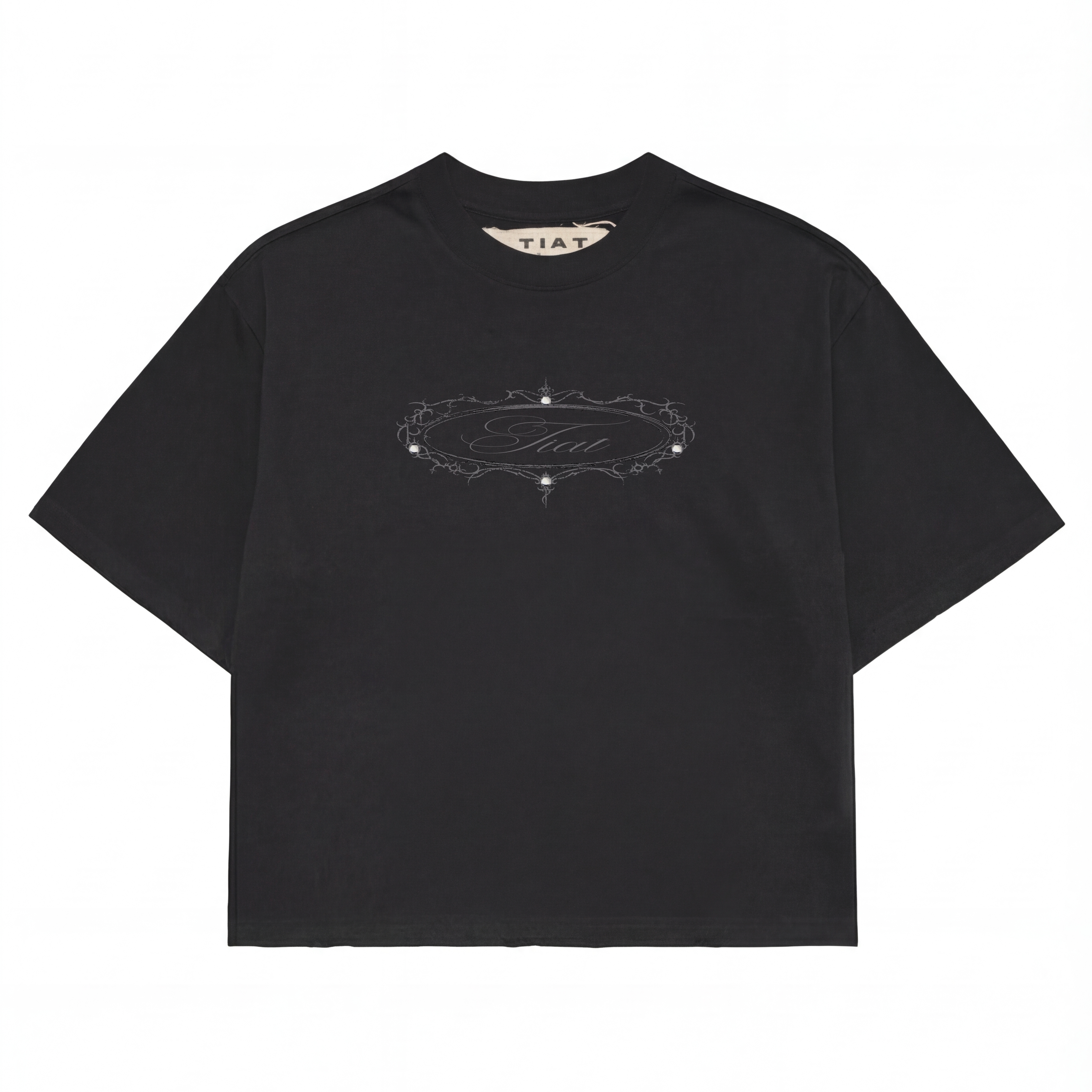 Tiat Rifugio Alchemical sigil black t-shirt nera uomo