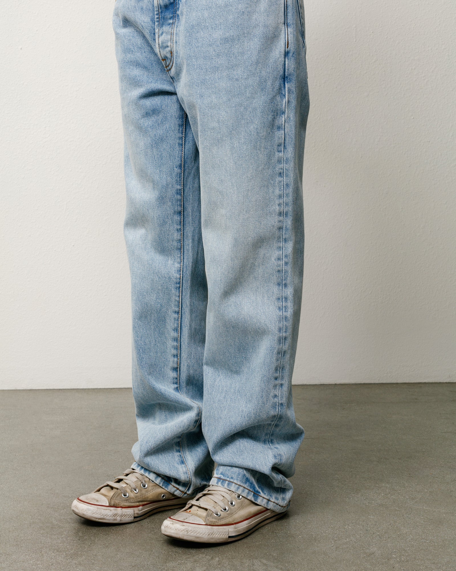 Stussy Slim Jean Denim jeans indigo slim cotone