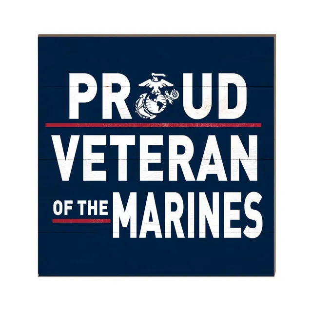 7.62 Design Home Products USMC Proud Veteran targa legno 10x10