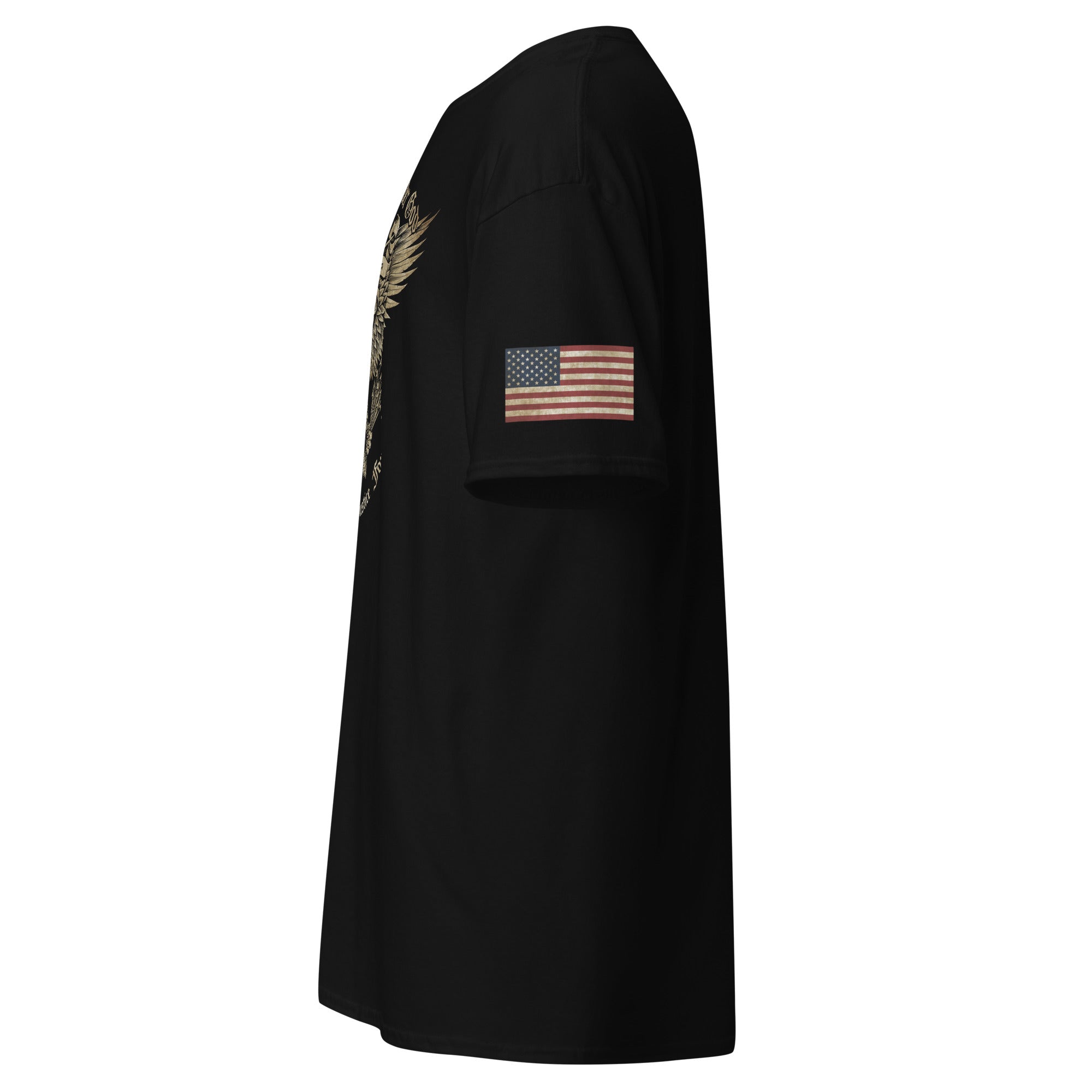7.62 Design One Nation Maglietta Cotone Nera Aquila USA
