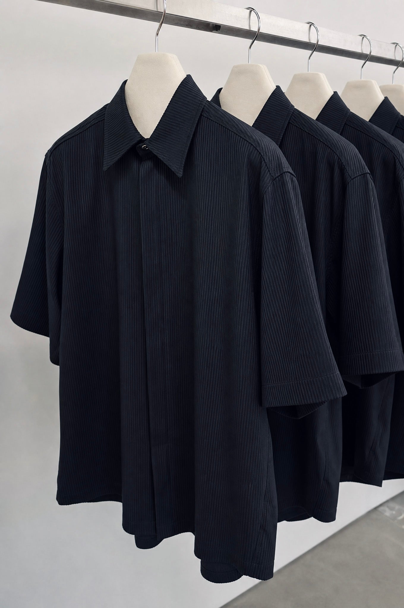 Tiat Occulta bellezza Shade shirt camicia cotone plissettata