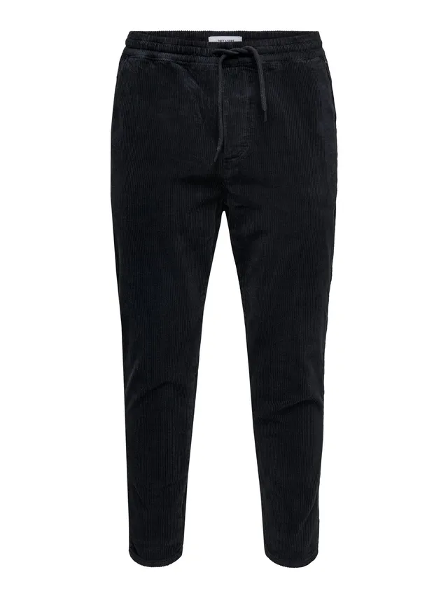 ONLY & SONS Onslinus 9912 Pantaloni Velluto Nero XXL