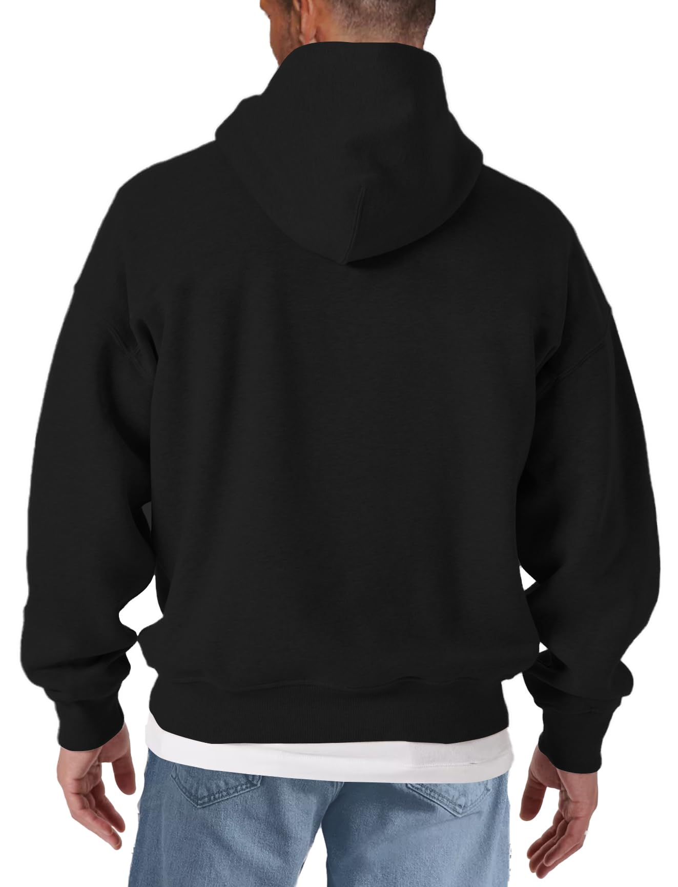 MAKAYA Auto Vintage Felpa Uomo Cotone Taglia 4XL