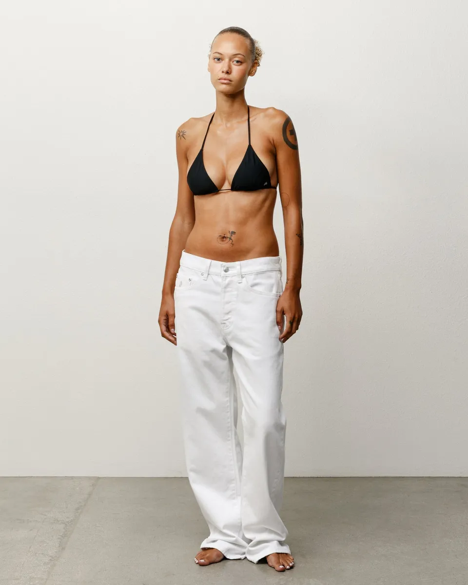 Stussy Triangle Bikini top bikini nero elastan