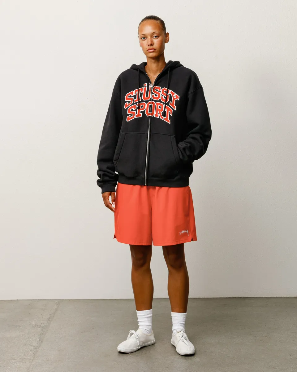 Stussy Shorts Sport Short Pantaloncini Red Orange stretch