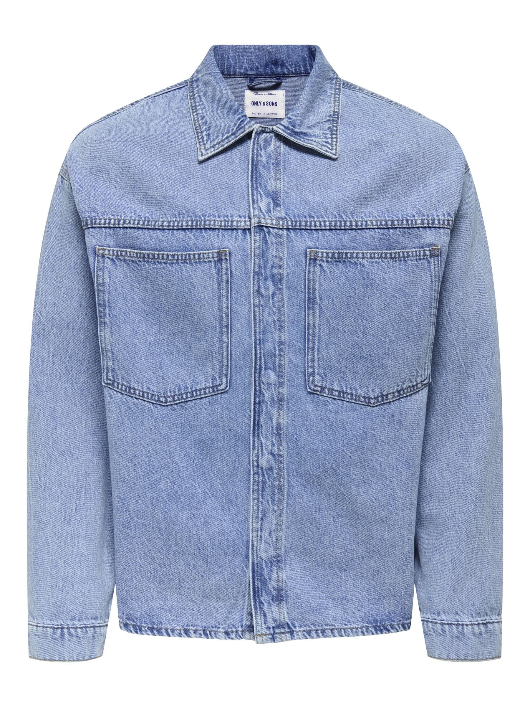 ONLY & SONS ONSEMIL Giacca Denim Blu Denim