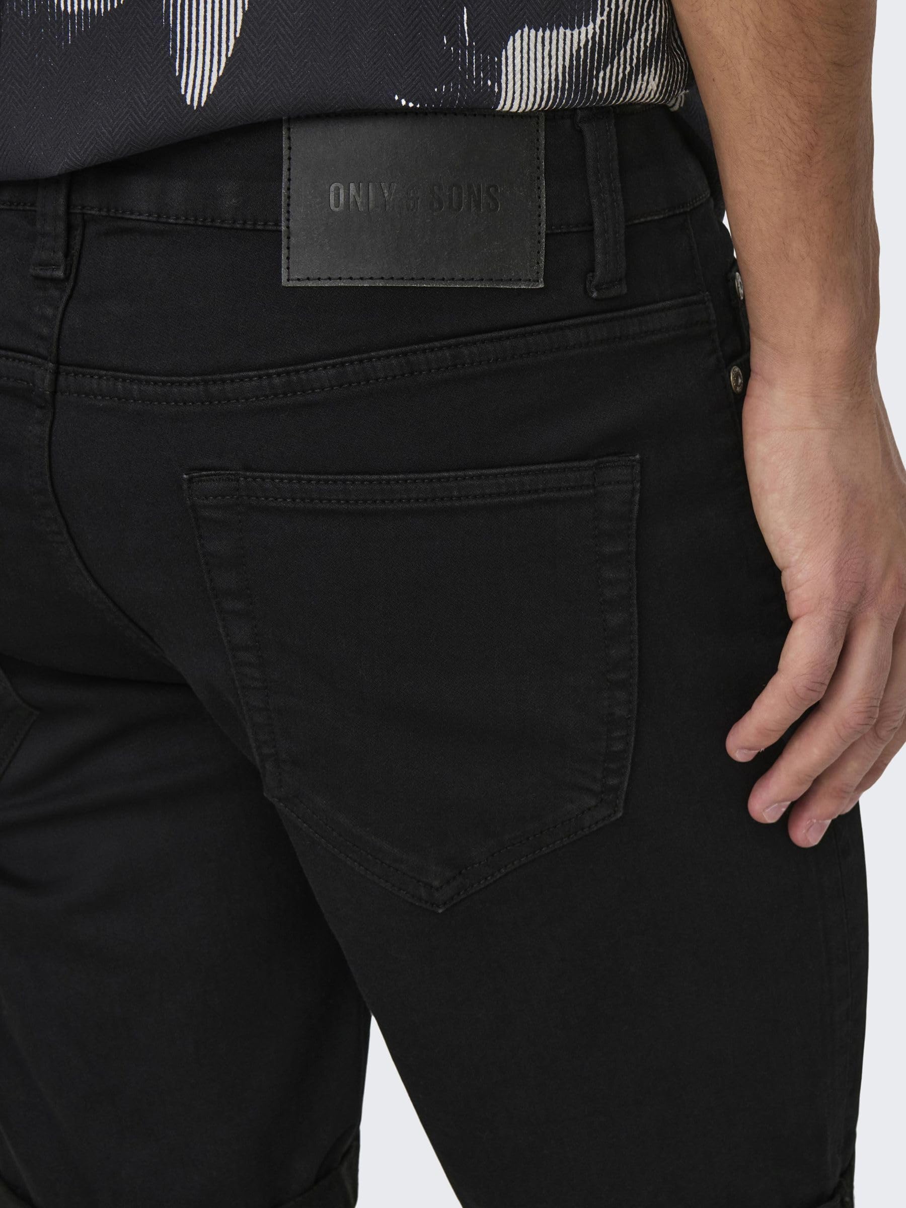 Only & Sons Onsply Shorts Jeans Uomo XL Blu