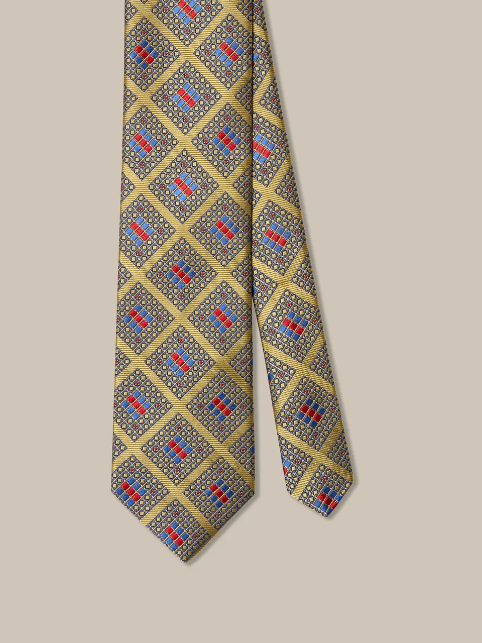 Robert Talbott Robert Cravatta Seta Oro Multi REG