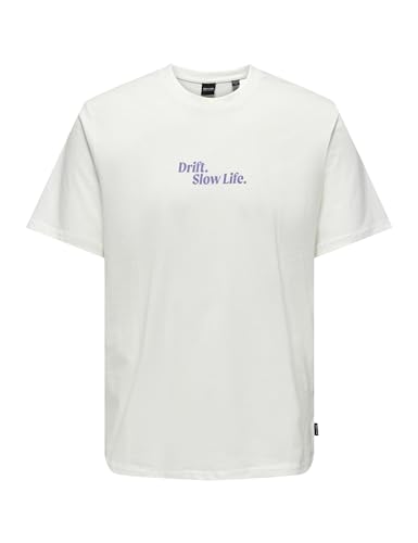Only & Sons Onskye T-shirt Uomo Cloud Dancer Deriva M