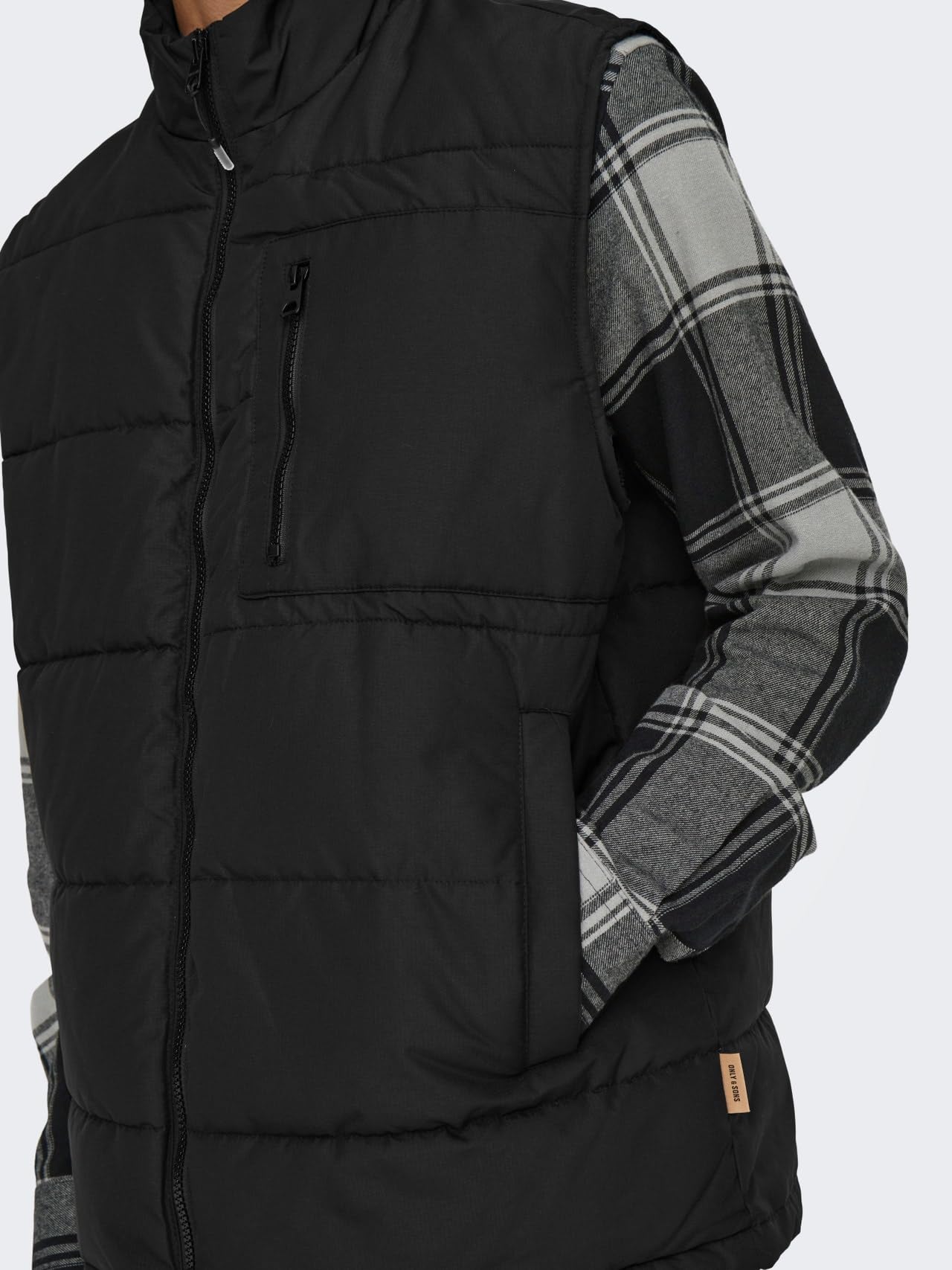 Only & Sons Onsjake Gilet Trapuntato Uomo M imbottito