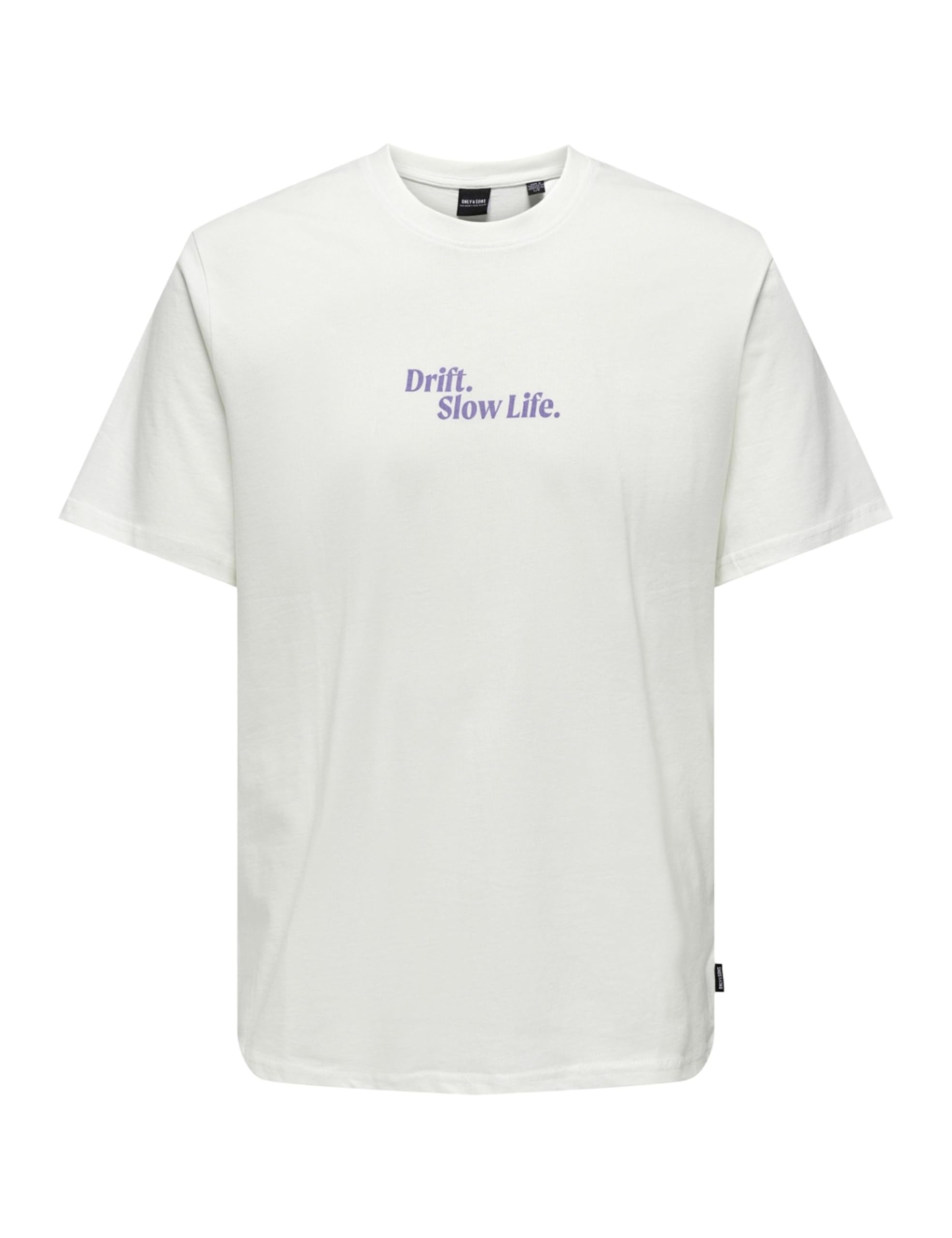 Only & Sons Onskye T-shirt Uomo Cloud Dancer Deriva M